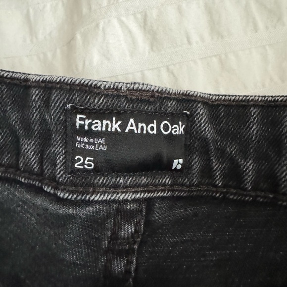 Frank & Oak Washed Black Stevie Jean, tapered fit - Picture 5 of 5